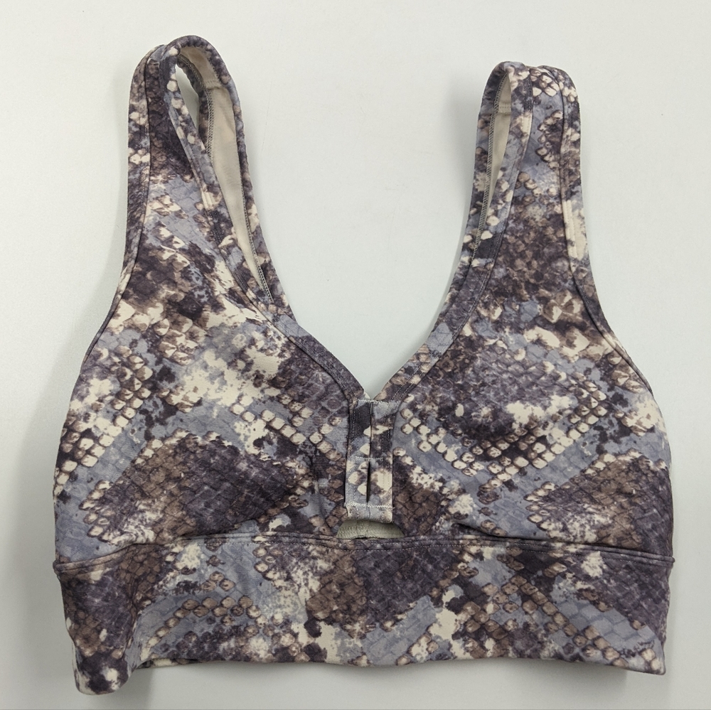 Jessica Simpson Python Print Keyhole High Impact … - image 4